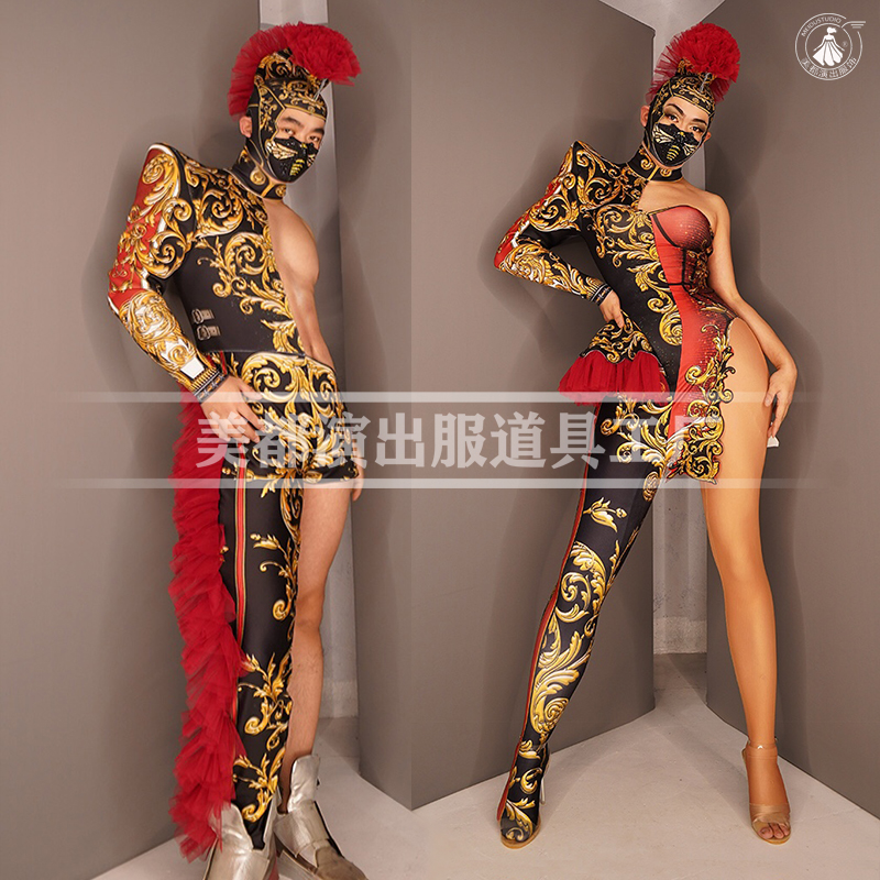 酒吧男女宫廷罗马皇家军装仪仗队