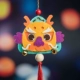 Sachet Hanging-Dragon-Slue Style + Mugwort