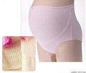 三角透气树皮褶皱底裤 孕妇内裤 纯棉托腹高腰可调节孕妇内衣全棉