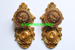 窗帘树脂挂钩墙钩 60元 窗帘配件 特价 一对 窗帘绑带底座 高档欧式