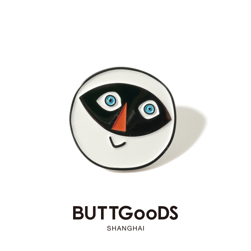 BUTTGooDS原创潮牌小白可爱胸针