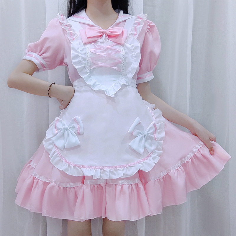 奇迹暖暖cosplay女仆装环游世界甜心lolita可爱女连衣裙套装女装图片