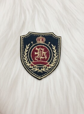 【星依初JK】徽章原创设计JK/DK制服校供布制徽章胸针 别针款校徽