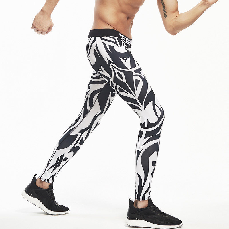 男士秋裤冬季低腰紧身运动打底裤男款线裤2025新款冰丝薄款保暖裤