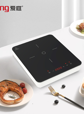 Ating/爱庭家用电磁炉匀火大功率2000W一体防水火锅炒菜IH-F20A-W