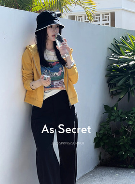 欧洲站小众设计师早春新款连帽拉链卫衣外套女宽松休闲百搭上衣