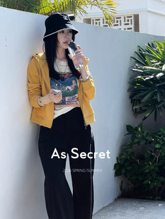 欧洲站小众设计师早春新款连帽拉链卫衣外套女宽松休闲百搭上衣