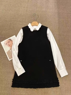 欧洲站小众设计师2025早春新款 背心连衣裙女 羊毛无袖