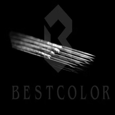 bestcolor纹绣针片BC手工笔圆三圆五纤绒眉U型针雾眉M针冲钻中国