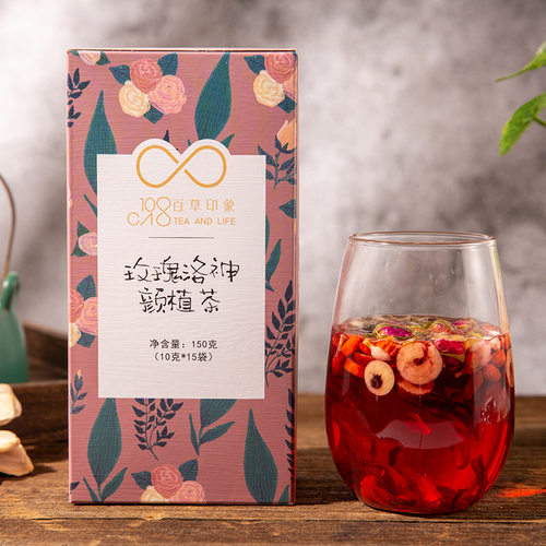 百草印象玫瑰洛神颜植茶气血