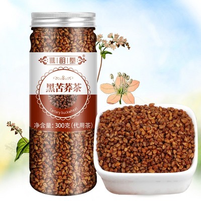 谯韵堂黑苦荞茶300g罐装大凉山