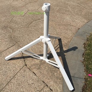 太阳沙滩折叠伞座户外遮阳海滩三脚架支撑铁伞叉广告促销伞小支架