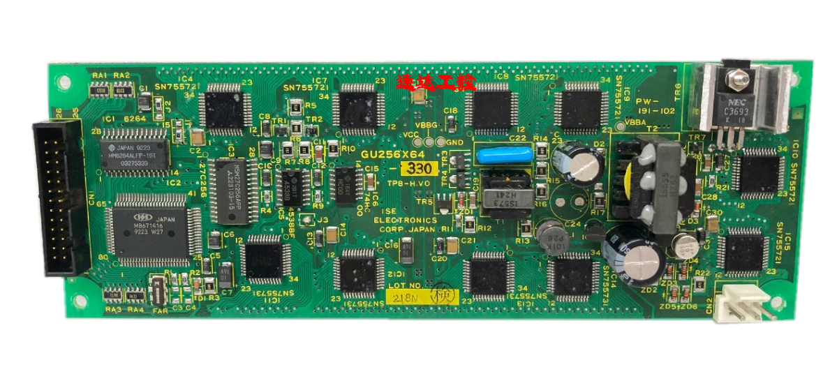 可开票GU256X64-330工业医疗显示屏VFD模组等离子荧光屏现货实图