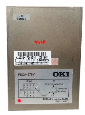 可开票FSCA-576Y OKI YA4030工业3.5寸SCSI 50针固态硬盘512M现货