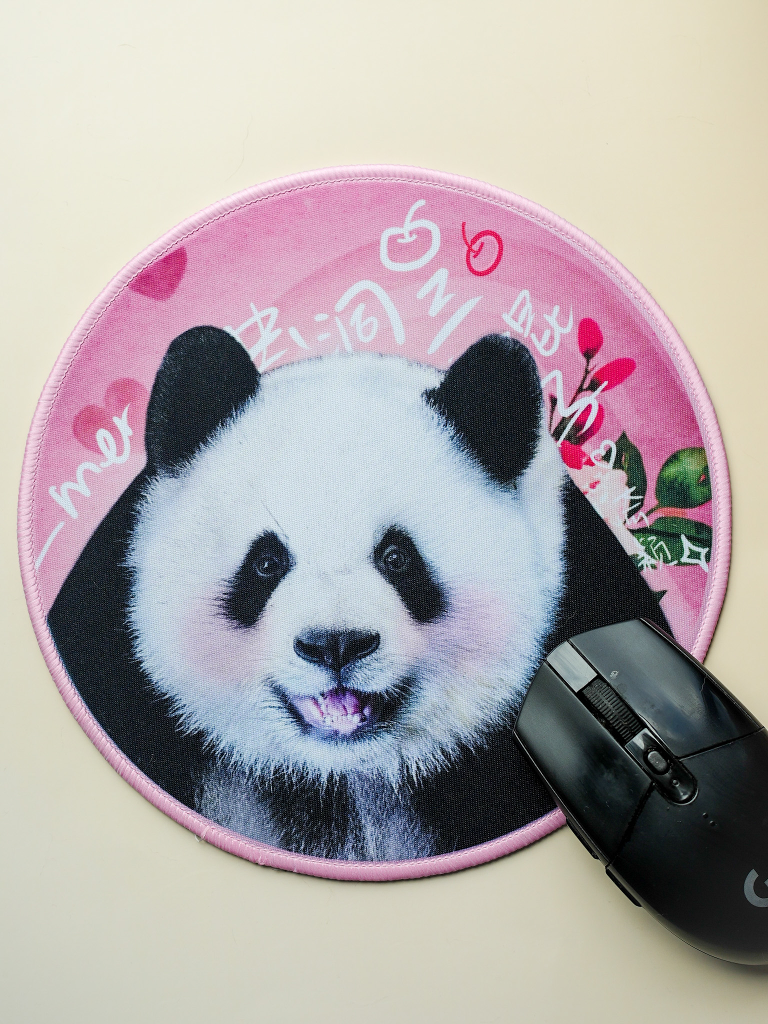 原创大熊猫奇三妹周边鼠标垫可爱文创礼品重庆纪念品满28 包邮