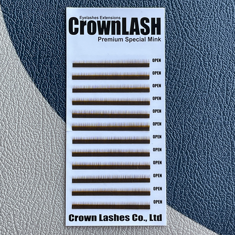 混合装深棕色4mm超短自然下睫毛