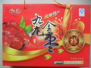 西北甘肃土特产 庆阳宁县红尔九龙金枣 大枣干货礼盒特价零美食品
