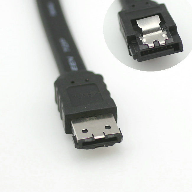 0.5米 做工好 加粗线 转ESATA转接线 ESATA转SATA线带弹片连接线