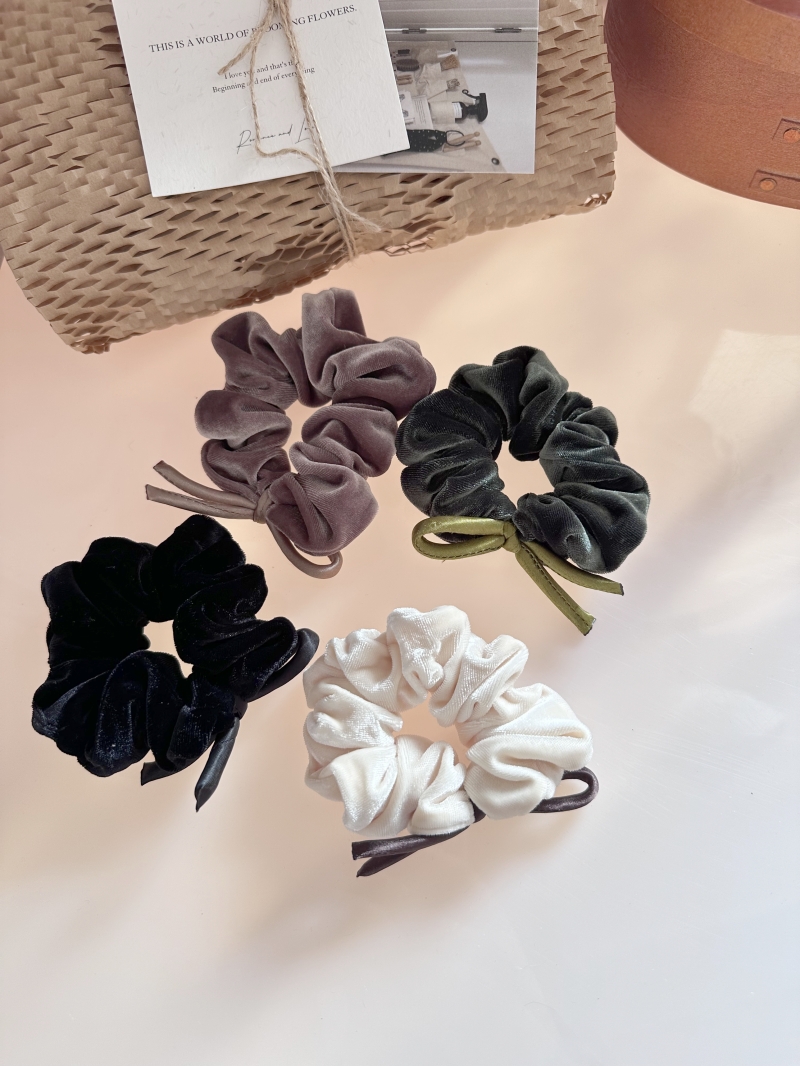 头绳丝绒芭蕾简约法式小肠圈