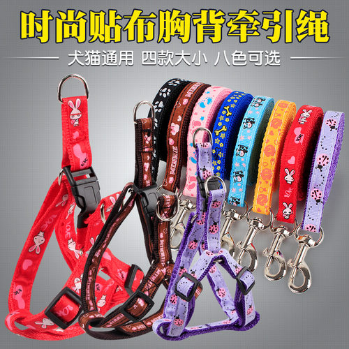 中型猫咪泰迪狗宠物用品牵引绳