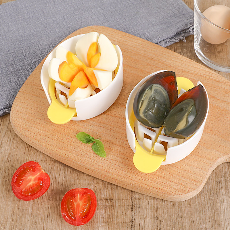 日本ECHO家用三合一切蛋器鸡蛋火腿切片器花式鸡蛋分割器切蛋工具