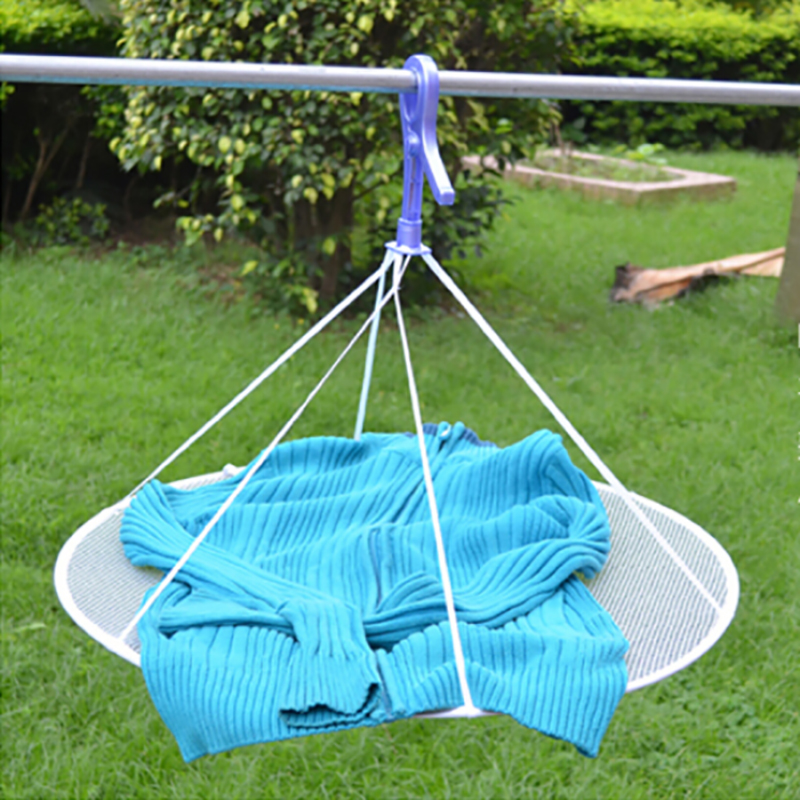 日本晾衣篮毛衣羊毛衫晾衣网晒衣网兜防变形晾晒网平铺晾衣架神器