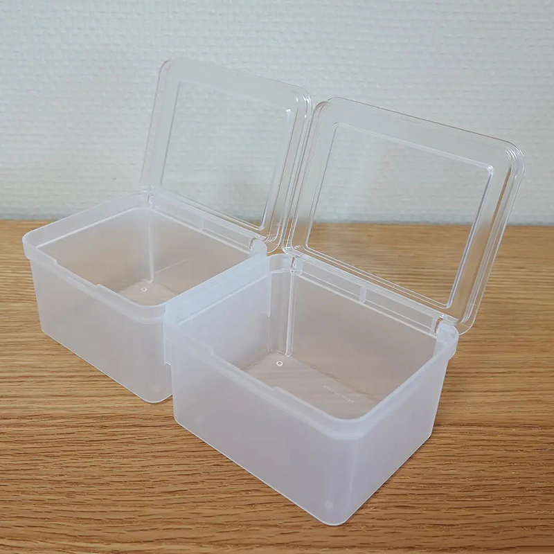 日本进口双格透明收纳盒子翻盖棉签牙线创可贴卡片小物盒,收纳整理,其他收纳盒,淘宝优惠券,粉丝福利购,淘宝优惠卷