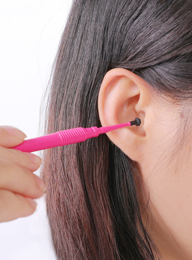 日本进口MATSUMOTO双头掏耳勺成人儿童软硅胶采耳神器清洁扒耳垢