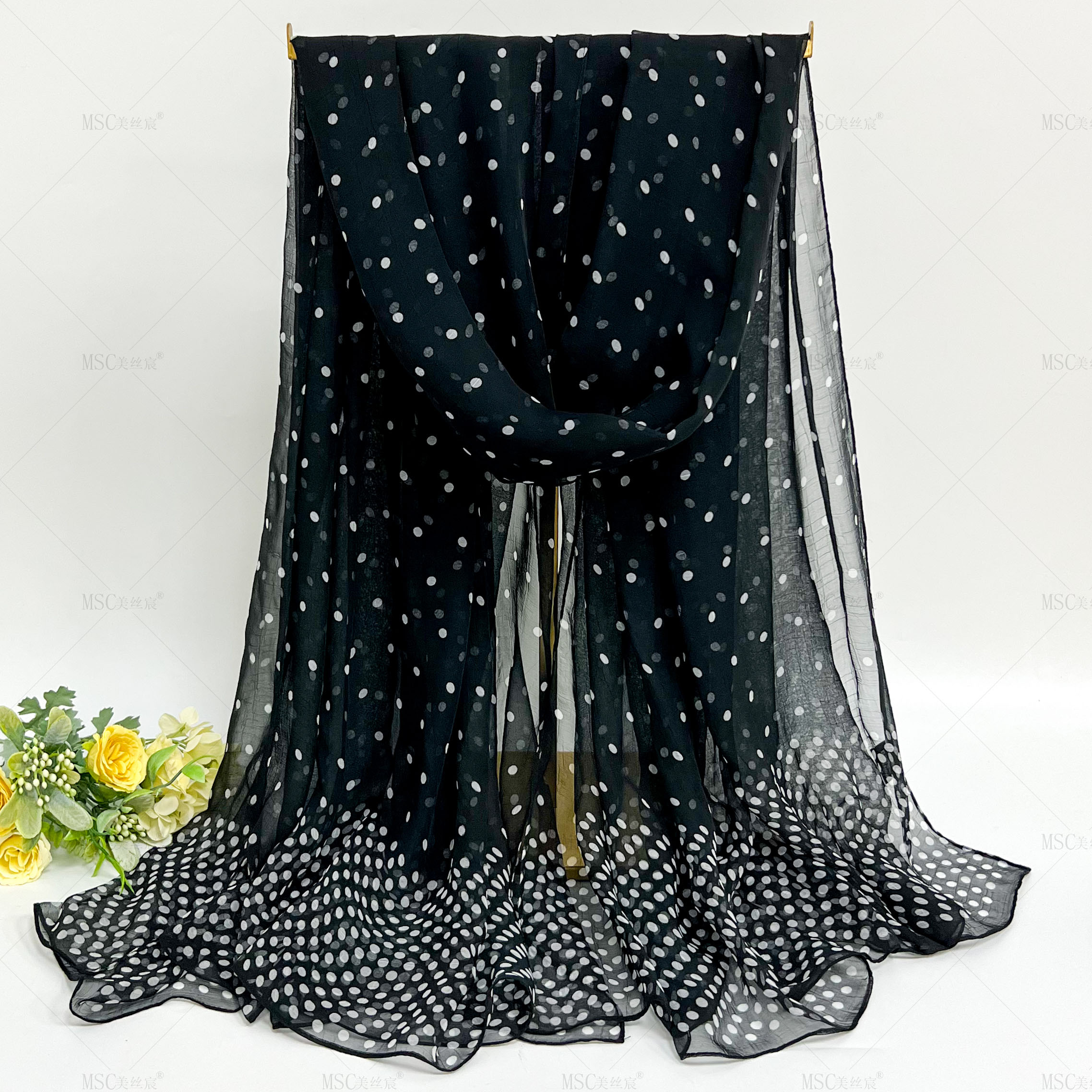 美丝宸新款140*180大尺寸丝巾多色可选法式复古风四季围巾保暖