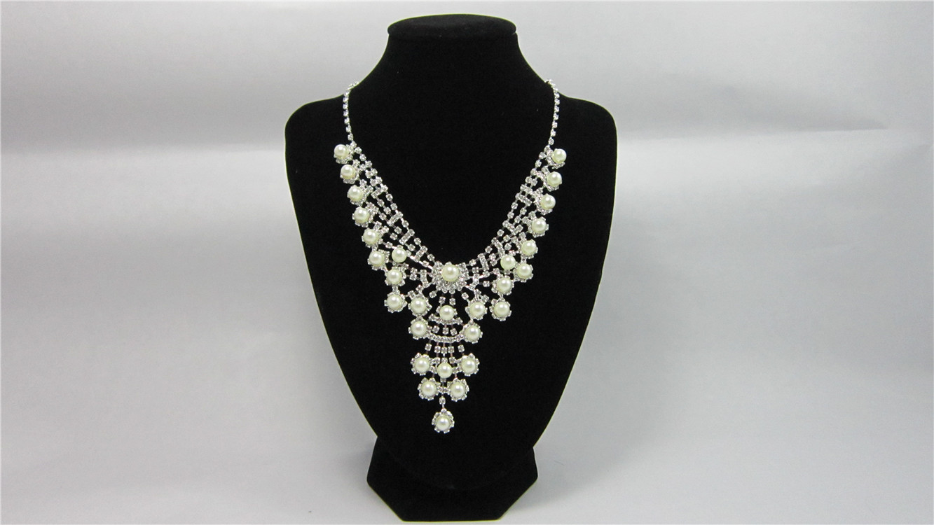 人像脖子架首饰项链展示架子饰品模特颈模珠宝展示道具吊坠展示架