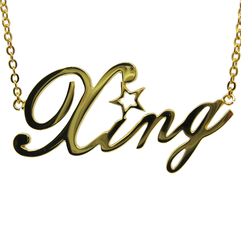 鼠年情侣名字礼物生日项链定制