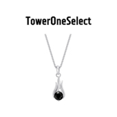 火苗项链黑色圆钻锁骨链时尚 TowerOneSelect官方店SIDE DISH 设计