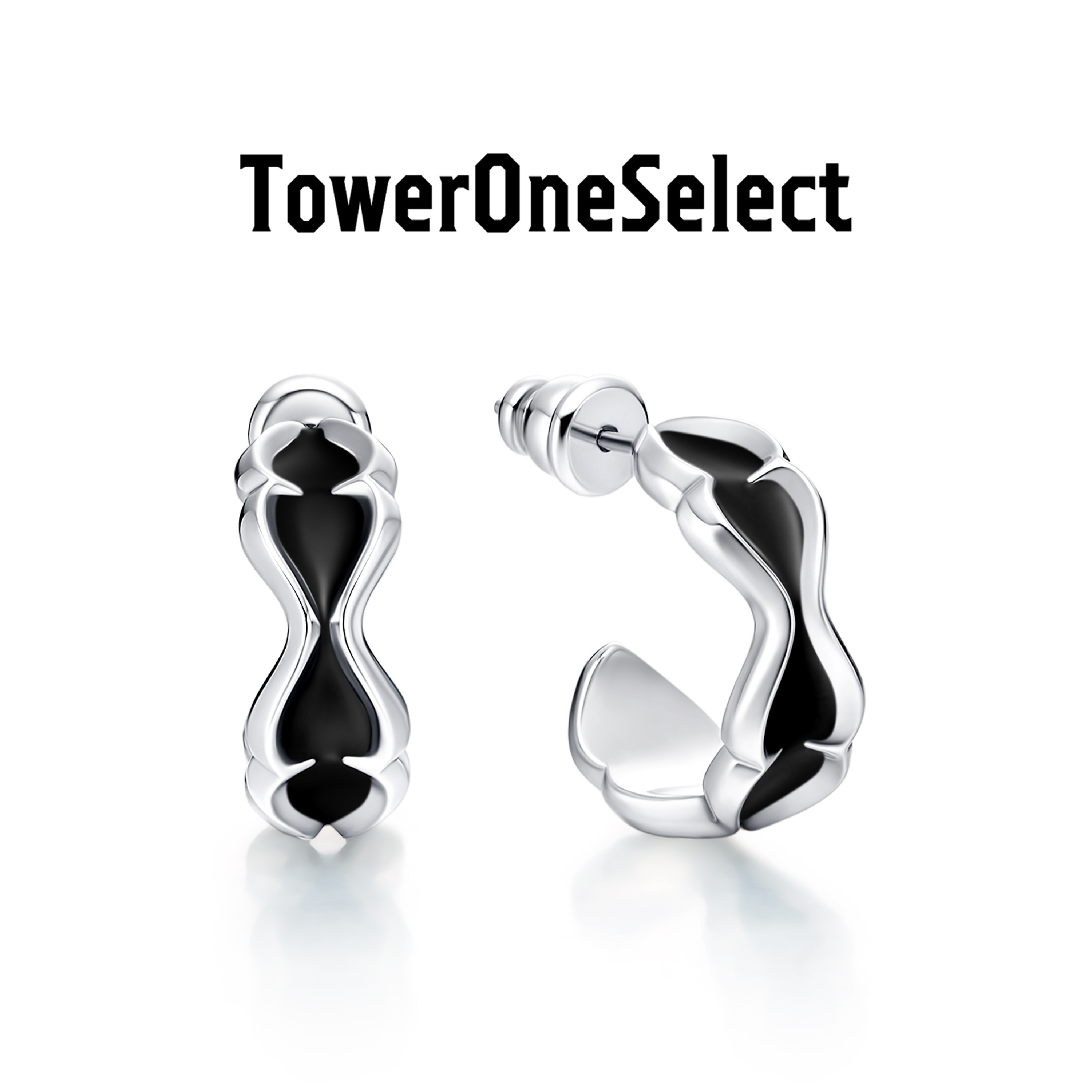 TowerOneSelect官方店珐琅耳钉