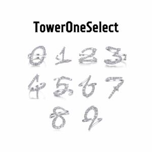 数字开口戒指TowerOneSelect