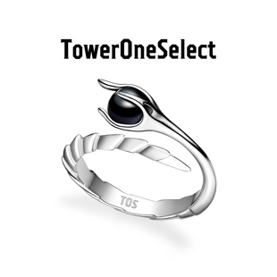 TowerOneSelect官方店TOWERONE骨节球形戒指原创小众高级感开口戒
