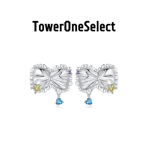TowerOneSelect女蝴蝶结抱枕耳环