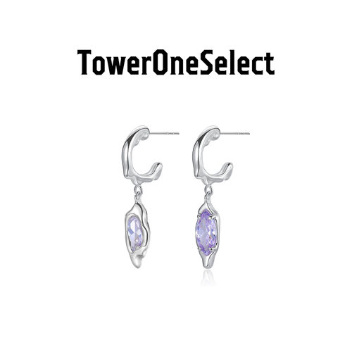 酒心不对称小耳环TowerOneSelect