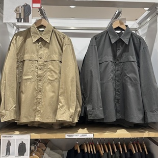 M480652合作款男装女装工装宽松衬衫长袖休闲衬衣25秋冬新款上衣