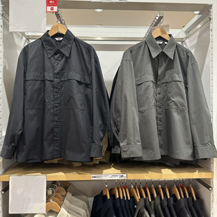 M480652男装女装工装宽松衬衫长袖休闲衬衣25秋冬新款