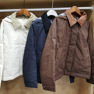 M479764 秋冬新款女装空气棉服短茄克休闲百搭连帽保暖棉衣夹克