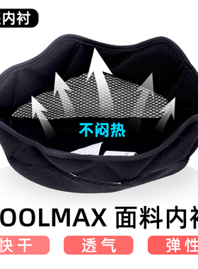 coolmax头盔内衬里NUHC06/VARC06/NUHC07款内衬透气舒适吸汗快干