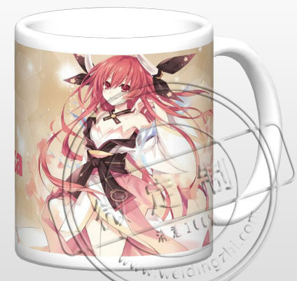 包邮约会大作战 DATE A LIVE/五河琴里/马克杯定制变色水杯子周边