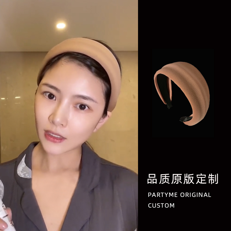 王灿同款法式网红宽边秋季发卡