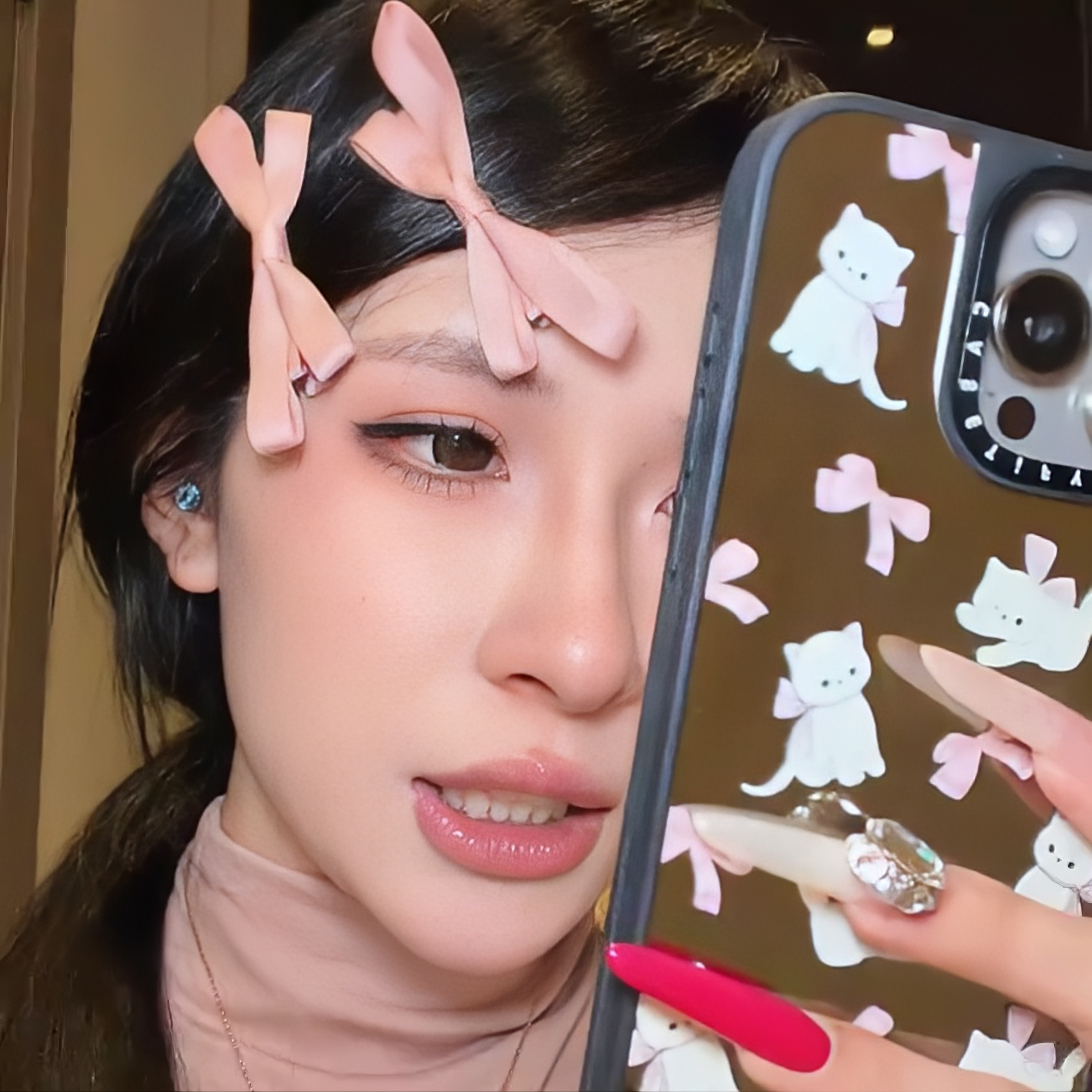 partyme手工蝴蝶结发夹女侧边刘海夹子头饰发卡发饰头饰发夹发饰