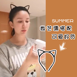 纯色可爱性感彩色猫耳朵发箍发饰女 时尚 partyme家 韩版