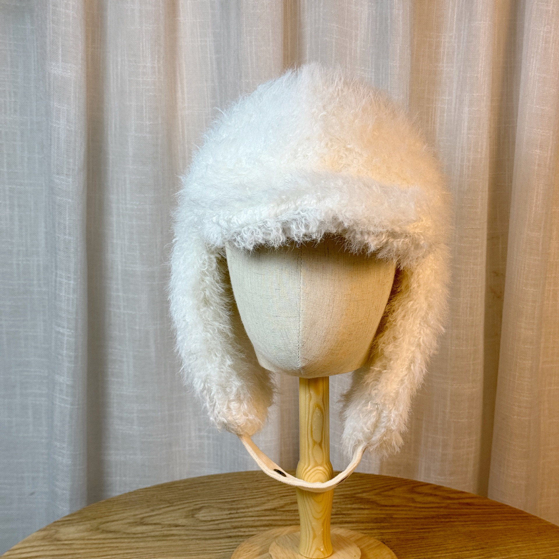 东北网红雷锋帽子女户外出游毛绒帽卷毛雪山防风寒保暖护耳帽秋冬