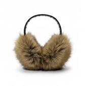 网红长毛东北毛绒可折叠耳罩女冬保暖千禧风辣妹耳套耳捂子显脸小