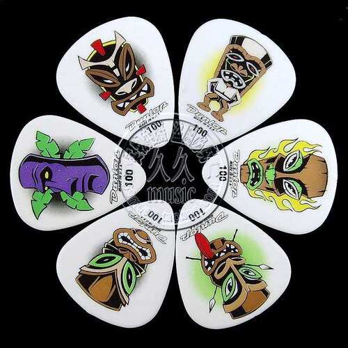 官方授权◆正品 Dunlop Tiki Taboo 复活节宗教图腾吉他拨片 1.00