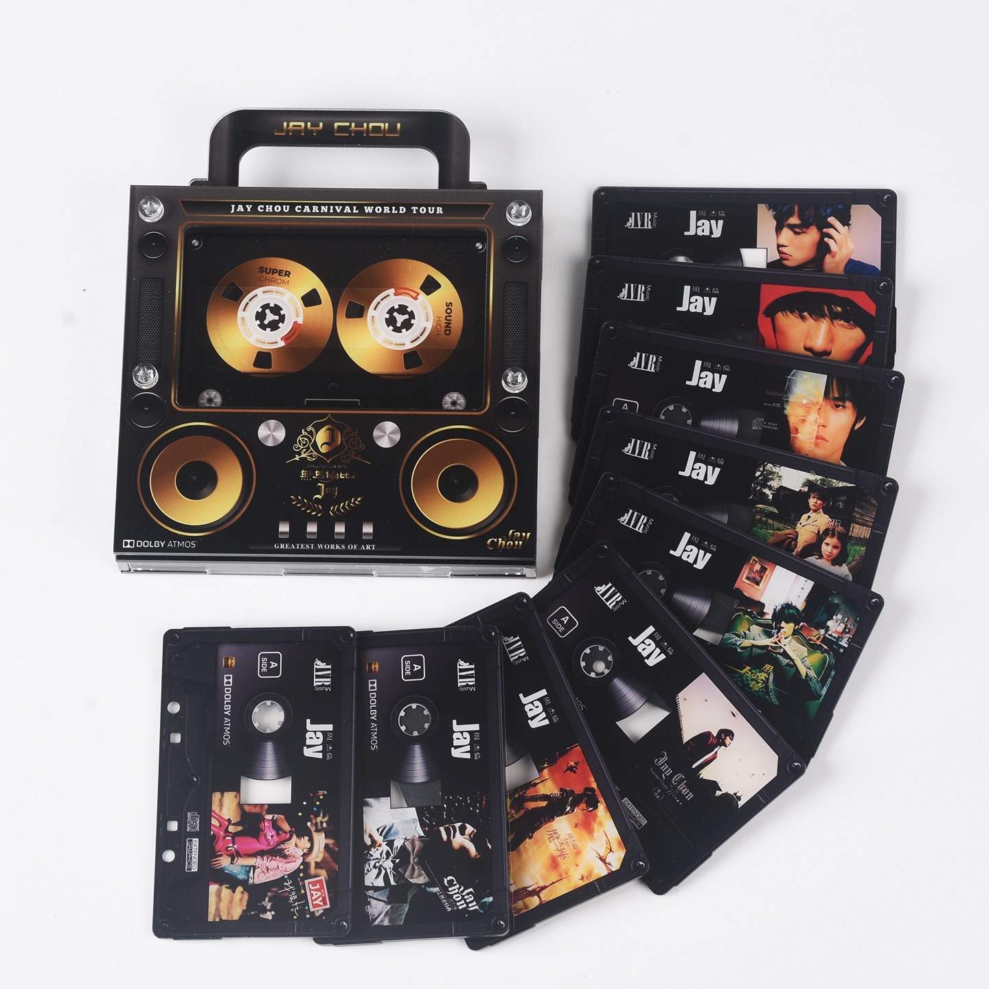 磁带音乐冰箱贴周杰伦nfc感应自动播放歌曲收音机造型磁吸亚克力