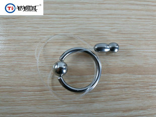 钛钢城R 两圆头带线 刺激开发 膀胱胶囊 升级版 膀胱精灵 终极爽